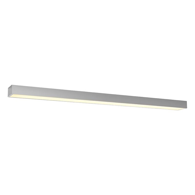 Moderne plafondlamp Mascha, grijs, aluminium, 48W, 3000K