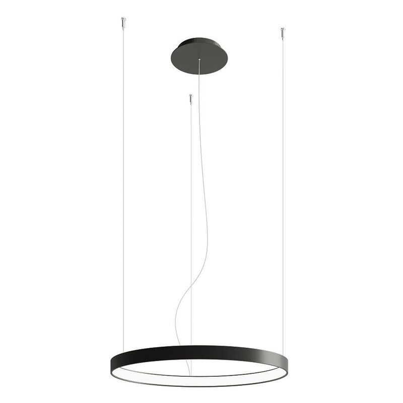 Moderne hanglamp Ringo, zwart, aluminium, 30w, 3000K
