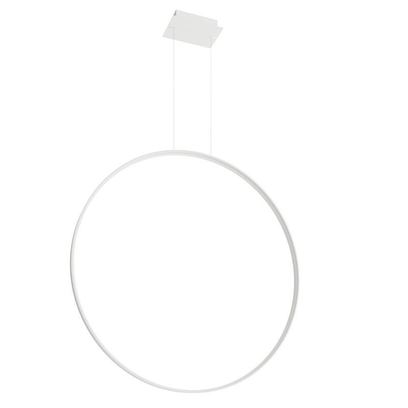 Moderne hanglamp Ringo, wit, aluminium, 70w, 3000K Moderne hanglamp Ringo, wit, aluminium, 70w, 3000K