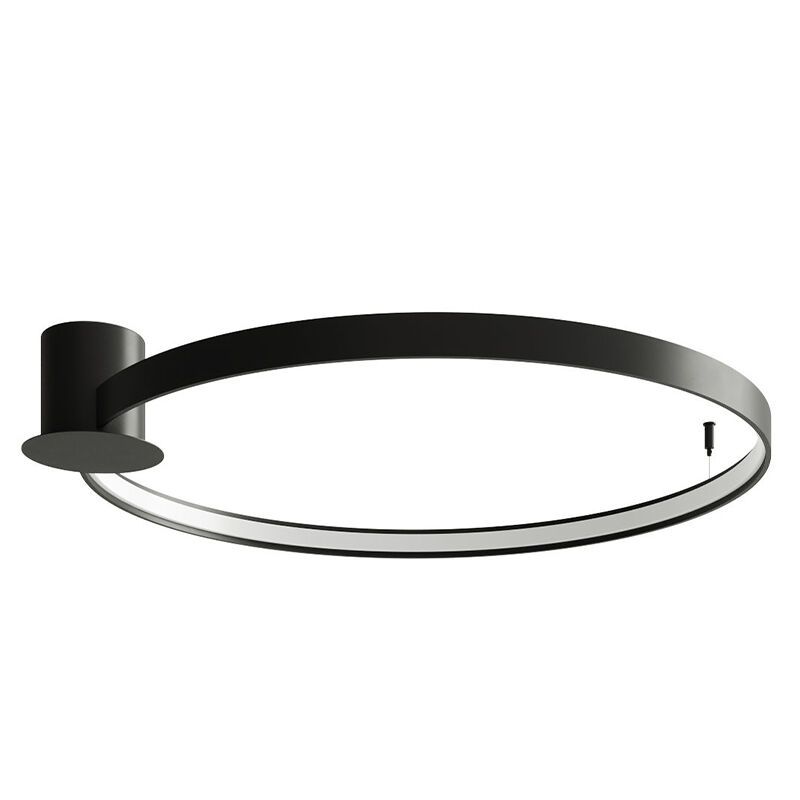 Moderne plafonnière Ringo, zwart, aluminium, 50w, 3000K Moderne plafonnière Ringo, zwart, aluminium, 50w, 3000K