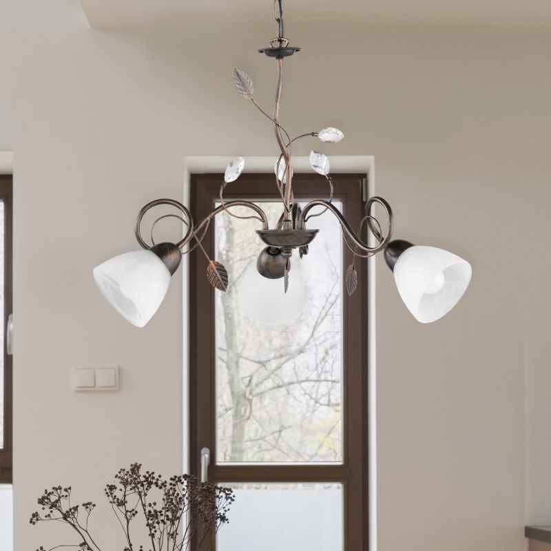 Roestkleurige kroonluchter klassiek, Astrid Roestkleurige kroonluchter klassiek, Astrid