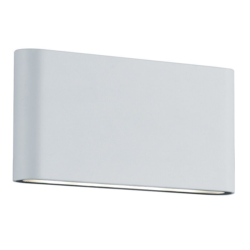 Witte up down wandlamp modern, Bridlington, 4,5W, 3000K LED, IP54