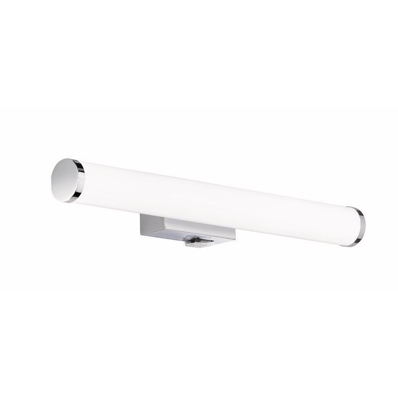 Chromen spiegelverlichting modern, Staby, 4,3W, 3000K LED, IP44, met schakelaar