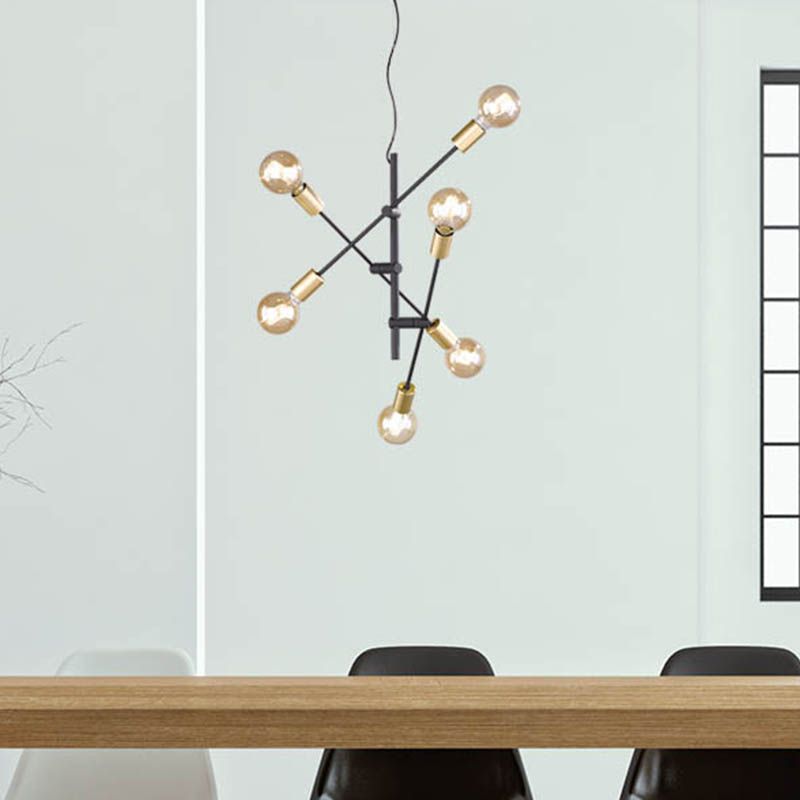 Zwarte hanglamp modern, Kyan Zwarte hanglamp modern, Kyan