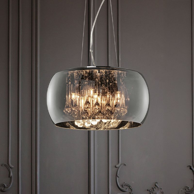 Moderne hanglamp Capucine, Chroom