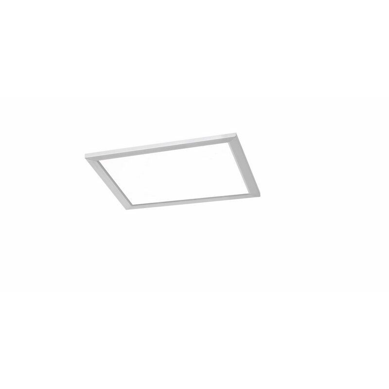 Nikkelen plafonnière modern, Badria, 15W, 3000K LED