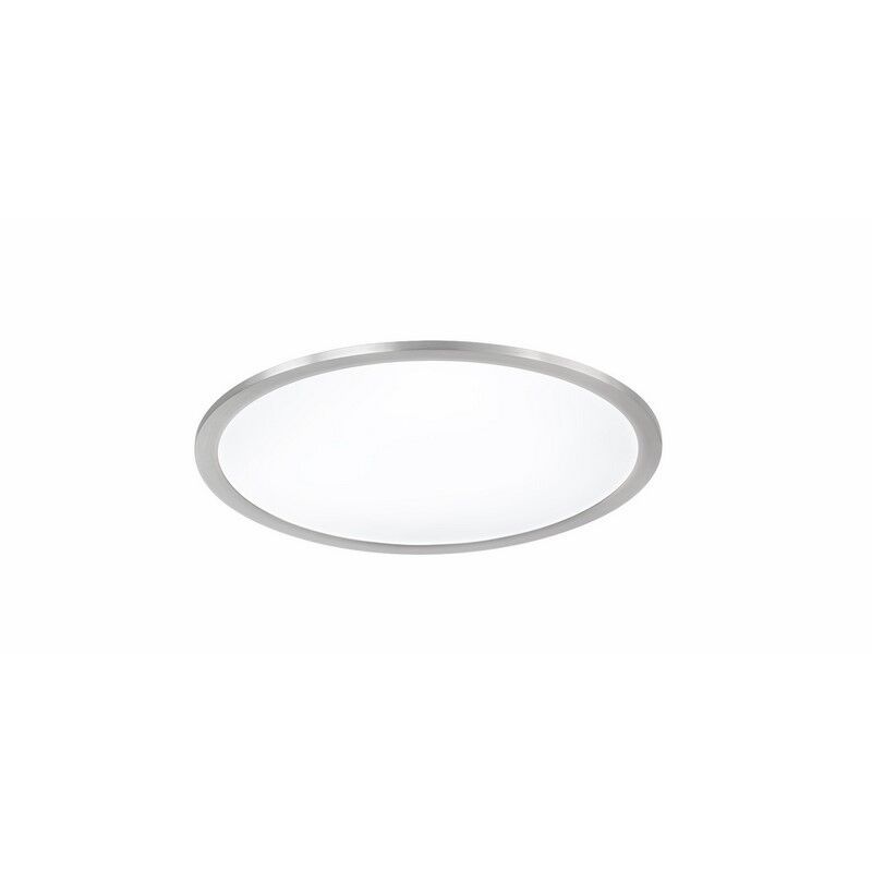 Nikkelen plafonnière modern, Badria, 25W, 3000K LED