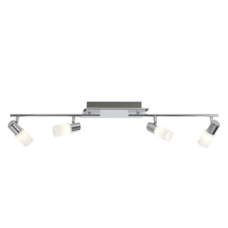 Grijze plafondspot glas, Morely, 4,3W, 3000K LED Grijze plafondspot glas, Morely, 4,3W, 3000K LED