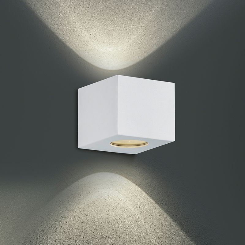Witte buitenlamp design, Sandby, 2W, 3000K LED, IP44 Witte buitenlamp design, Sandby, 2W, 3000K LED, IP44