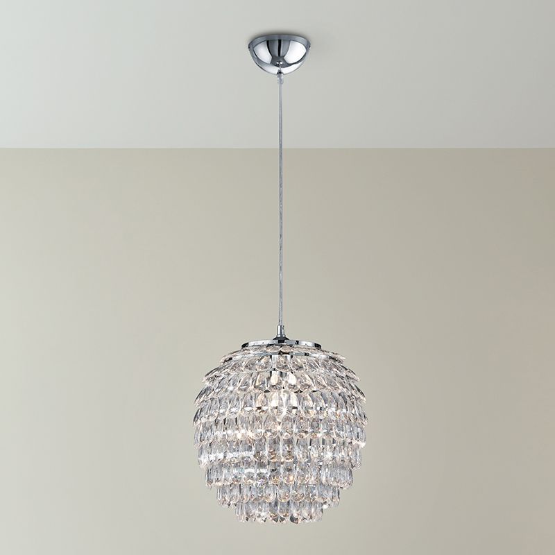 Chromen hanglamp retro, Ilse