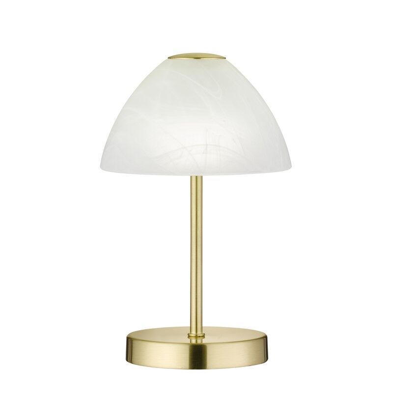 Nikkelen tafellamp modern, Aaron, 2,5W, 3000K LED, met schakelaar Nikkelen tafellamp modern, Aaron, 2,5W, 3000K LED, met schakelaar