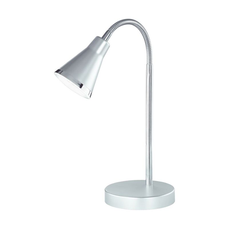 Grijze bureaulamp kunststof, Taimi, 3,8W, 3000K LED, met schakelaar