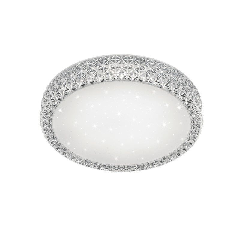 Witte plafonnière, Valentina, 27W, warm tot koud wit verstelbare LED, met afstandsbediening Witte plafonnière, Valentina, 27W, warm tot koud wit verstelbare LED, met afstandsbediening