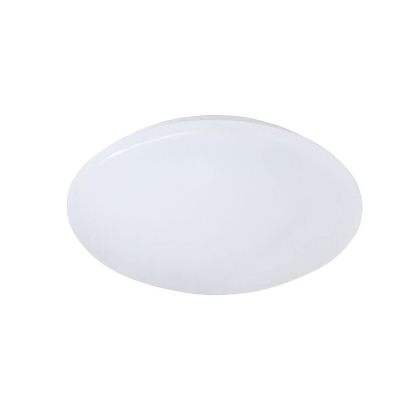 Witte plafonnière kunststof, Vanysia, 12W, 3000K LED, IP44 Witte plafonnière kunststof, Vanysia, 12W, 3000K LED, IP44