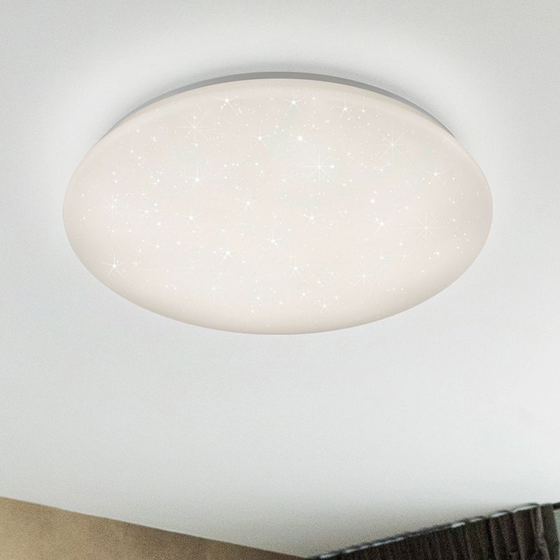 Witte plafonnière modern, Beert, 21W, 4000K LED, IP44