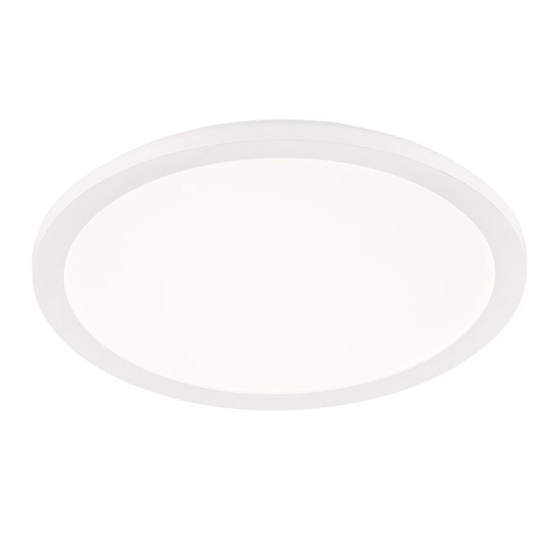 Witte plafonnière modern, Gistrup, 24W, 3000K LED, IP44 Witte plafonnière modern, Gistrup, 24W, 3000K LED, IP44