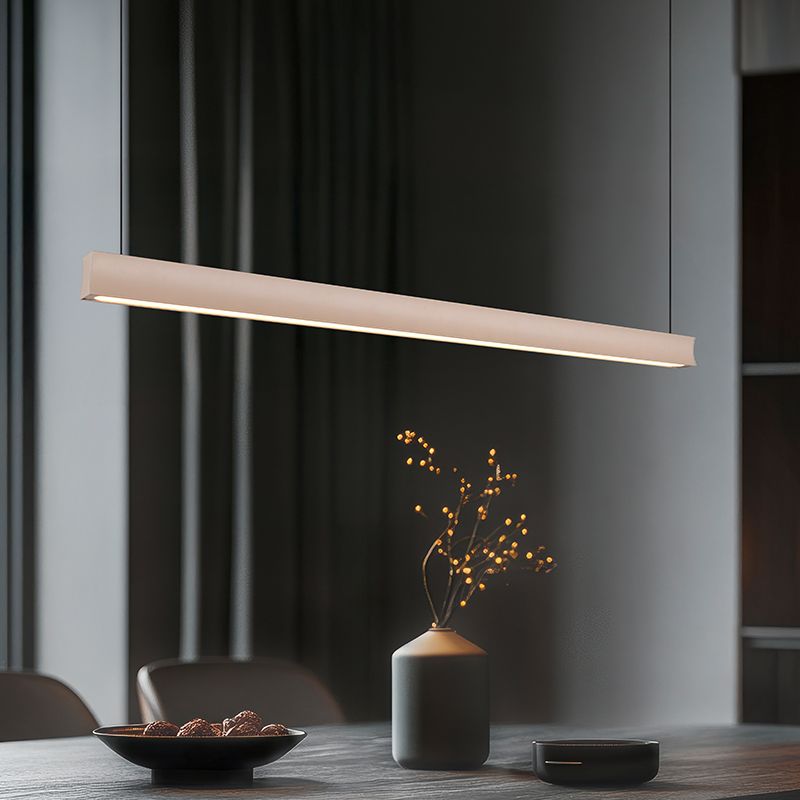 Beige hanglamp modern, Wishal, 29W, white switch LED, 3-staps dimbaar