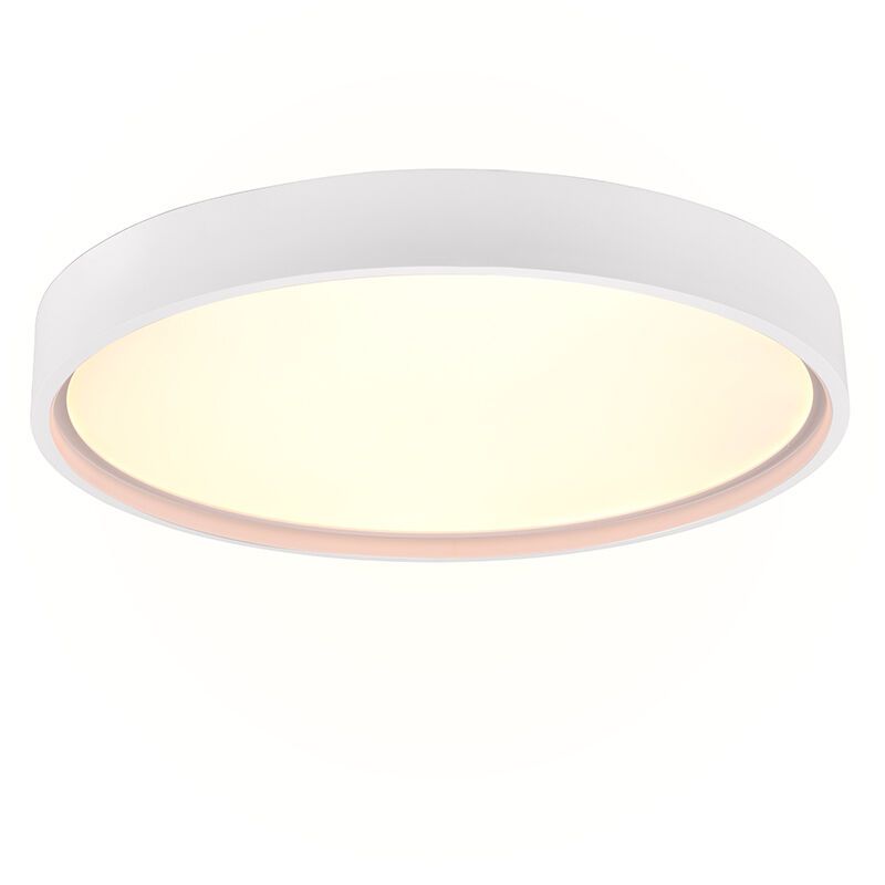 Witte plafonnière modern, Destin, 29W, warm tot koud wit verstelbare LED
