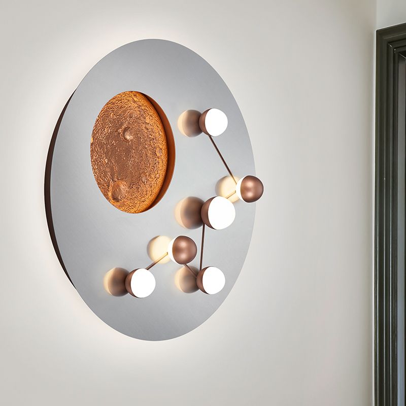 Zilveren plafonnière modern, Gilberto, 42W, warm tot koud wit verstelbare LED, 3-staps dimbaar Zilveren plafonnière modern, Gilberto, 42W, warm tot koud wit verstelbare LED, 3-staps dimbaar