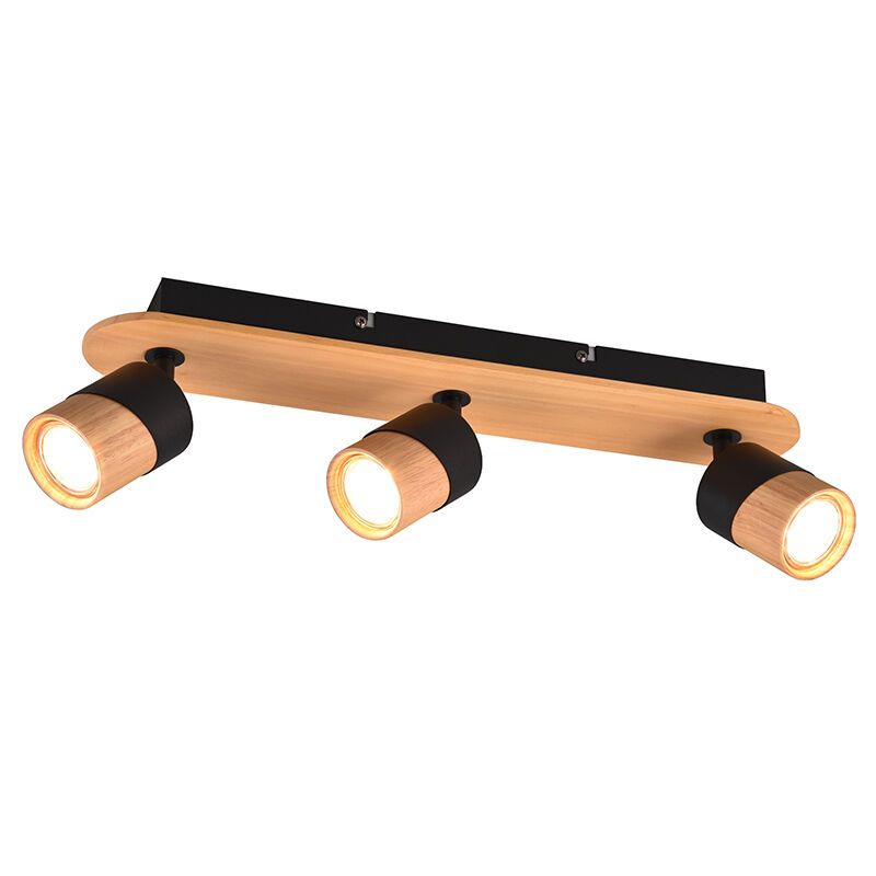 Landelijke plafondspot hout, Carine