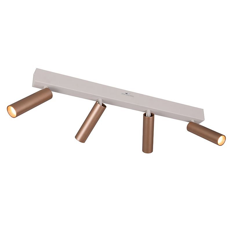 Bruine plafondspot modern, Smail, 5,5W, white switch LED, 3-staps dimbaar Bruine plafondspot modern, Smail, 5,5W, white switch LED, 3-staps dimbaar