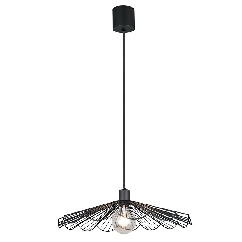 Zwarte hanglamp modern, Celso