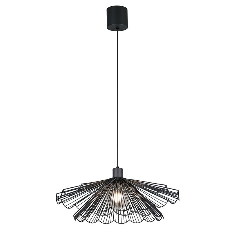 Zwarte hanglamp modern, Celso
