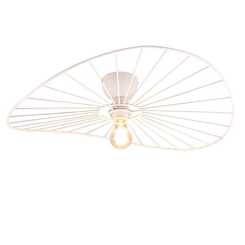 Witte plafondlamp industrieel, Dejan