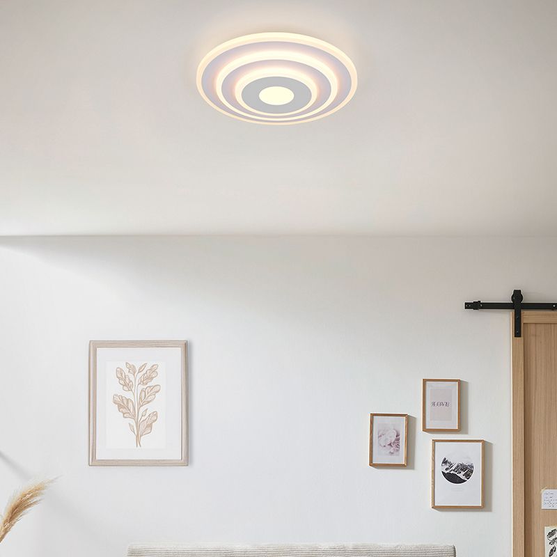 Witte plafondlamp design, Yeel, 35W, warm tot koud wit verstelbare LED, 3-staps dimbaar Witte plafondlamp design, Yeel, 35W, warm tot koud wit verstelbare LED, 3-staps dimbaar