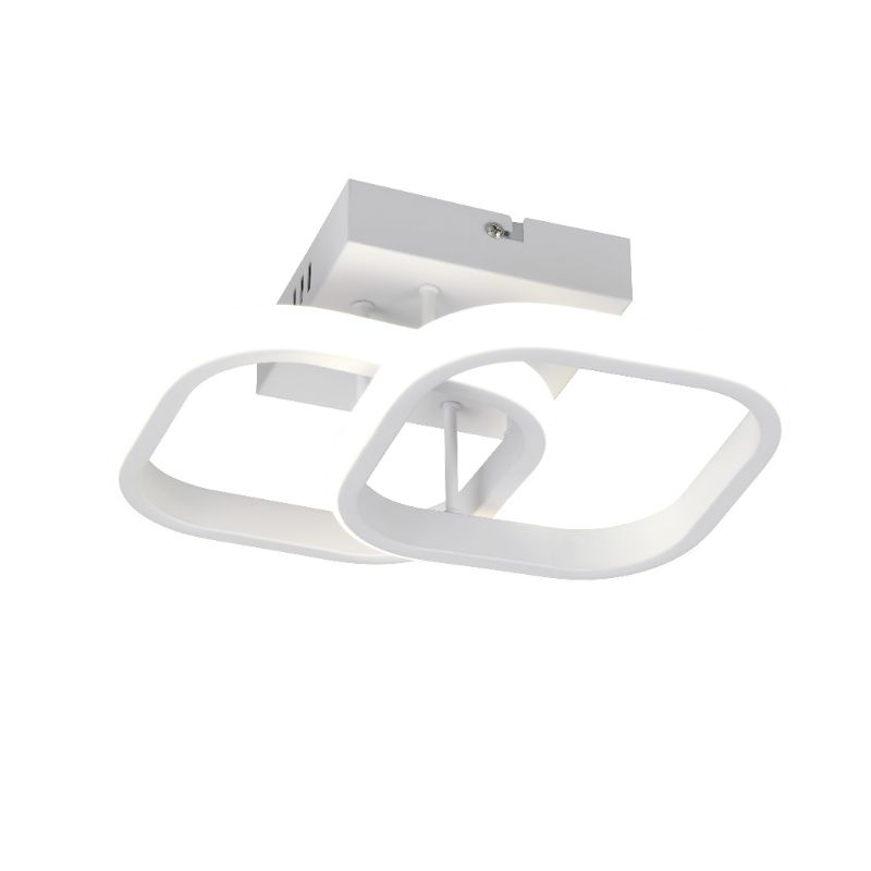 Witte plafondlamp design, Yasser, 7W, 4000K LED