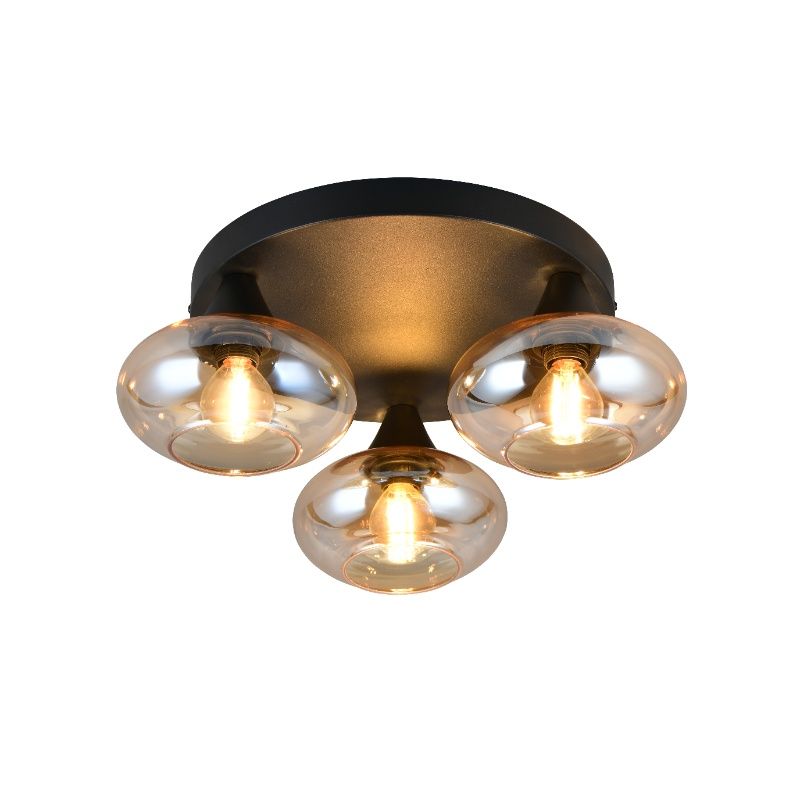 Amberkleurige plafondlamp design, Veere Amberkleurige plafondlamp design, Veere