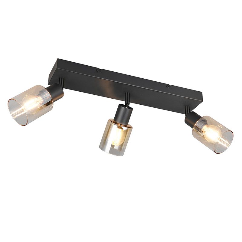 Zwarte plafondspot modern, Constantijn