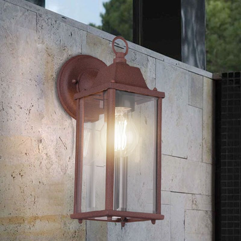 Industriële buitenlamp Celeste, Roestkleurig Industriële buitenlamp Celeste, Roestkleurig
