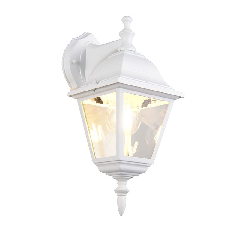 Witte buitenlamp klassiek, Lavina, IP44 Witte buitenlamp klassiek, Lavina, IP44