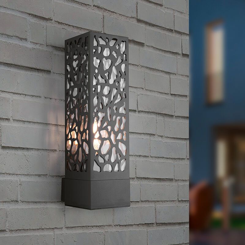 Moderne buiten wandlamp Tobias, antraciet