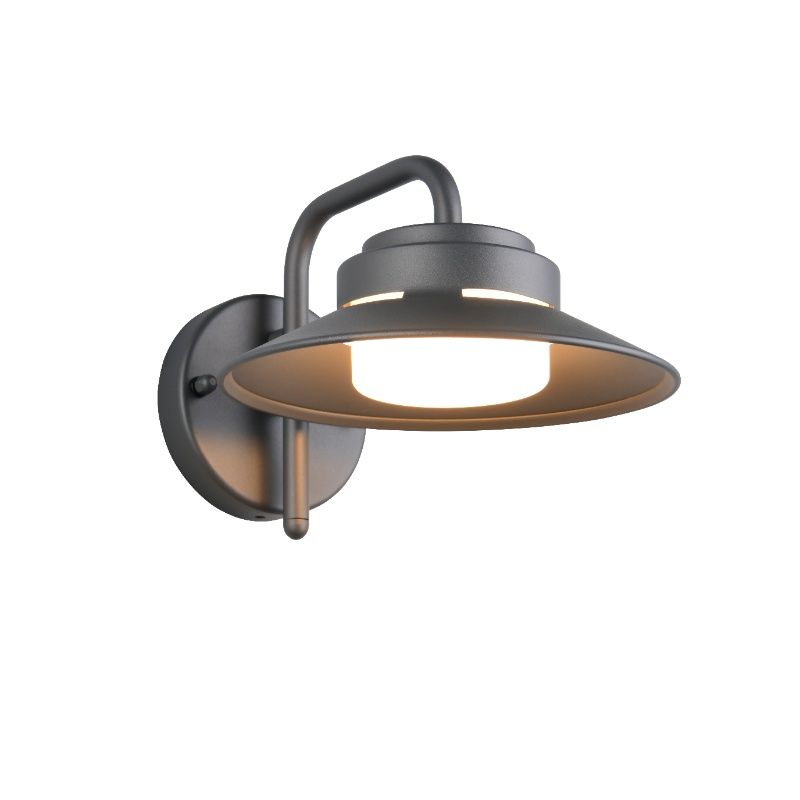Antraciete buitenlamp modern, Perihan, IP44