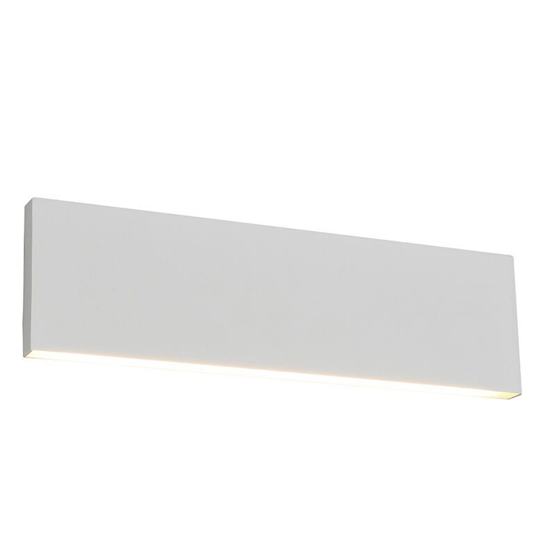 Witte up down wandlamp Coscon, metaal, modern, 6 watt