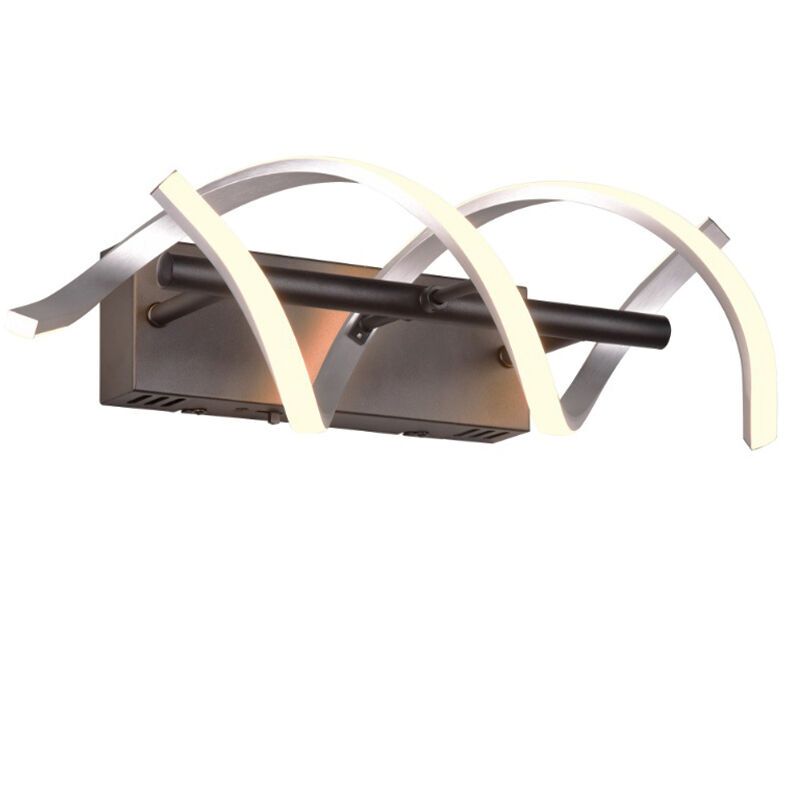 Chromen wandlamp design, Sylvian, 22W, warm tot koud wit verstelbare LED, 3-staps dimbaar