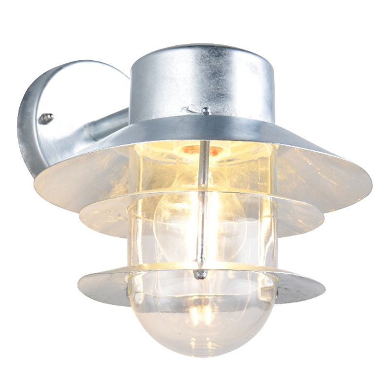 Zinken buitenlamp modern, Peternella, IP44 Zinken buitenlamp modern, Peternella, IP44