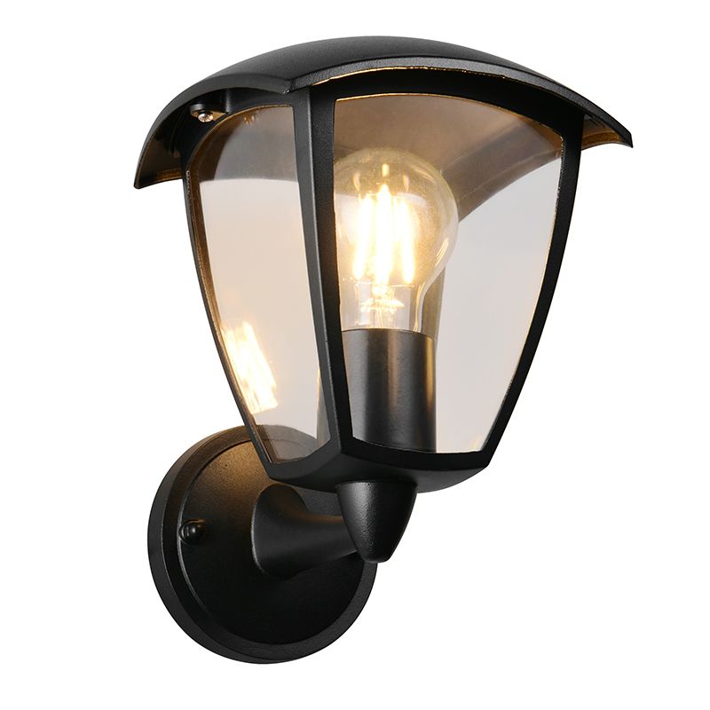 Zwarte buitenlamp modern, Samatar, IP44