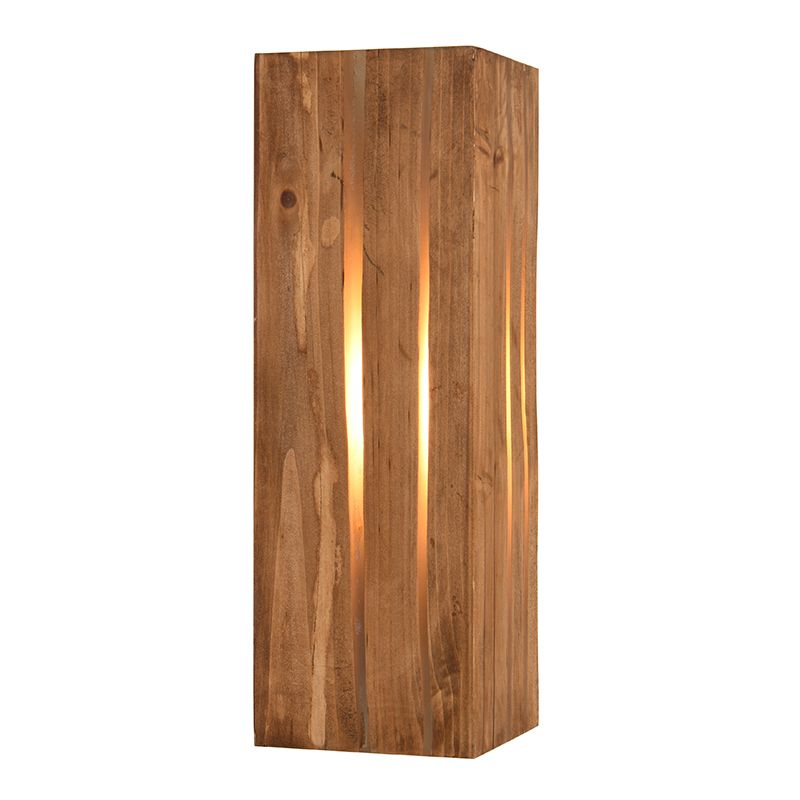 Landelijke wandlamp hout, Karijn Landelijke wandlamp hout, Karijn