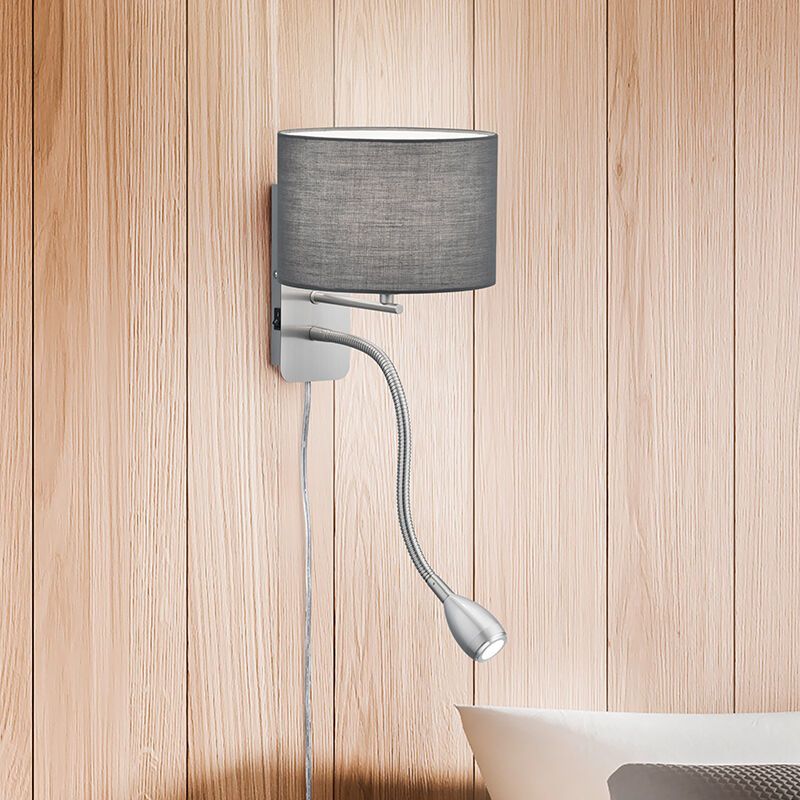 Nikkelen up down wandlamp modern, Ledbury