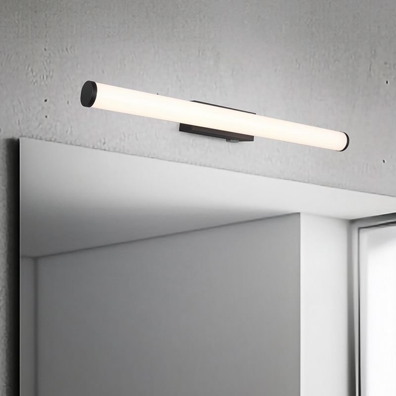Moderne wandlamp Staby, zwart, metaal, geïntegreerde LED Moderne wandlamp Staby, zwart, metaal, geïntegreerde LED