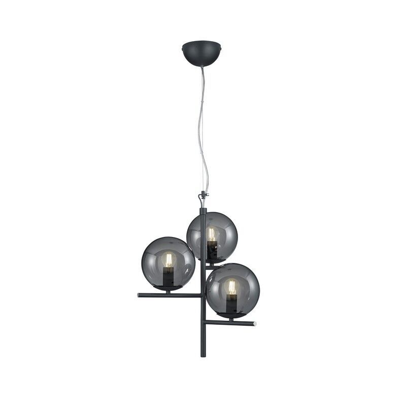 Antraciete hanglamp modern, Silkis