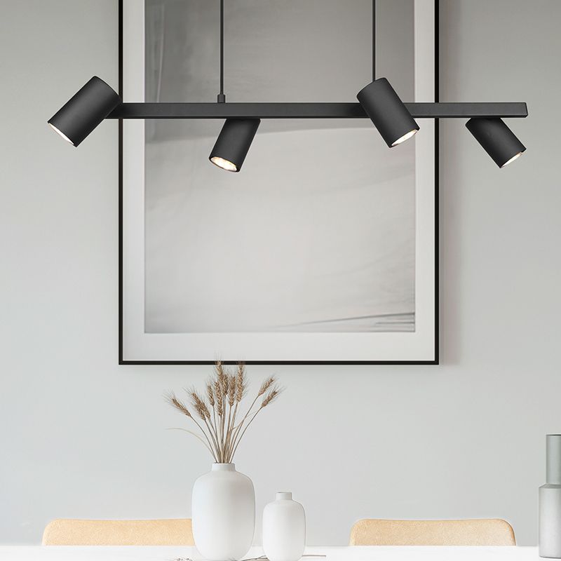 Zwarte hanglamp modern, Kaso