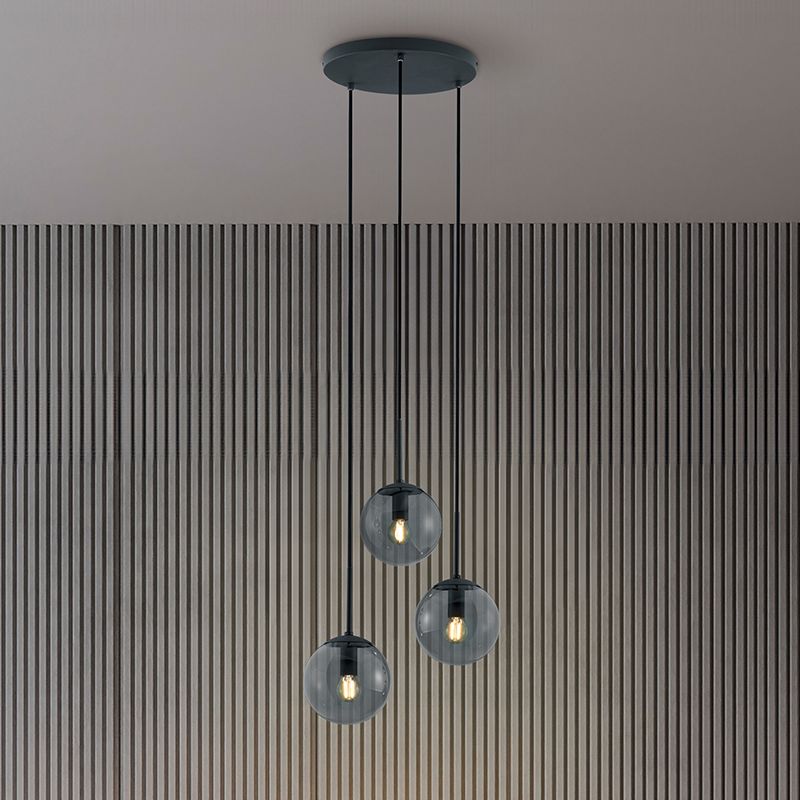 Moderne hanglamp Resi, antraciet