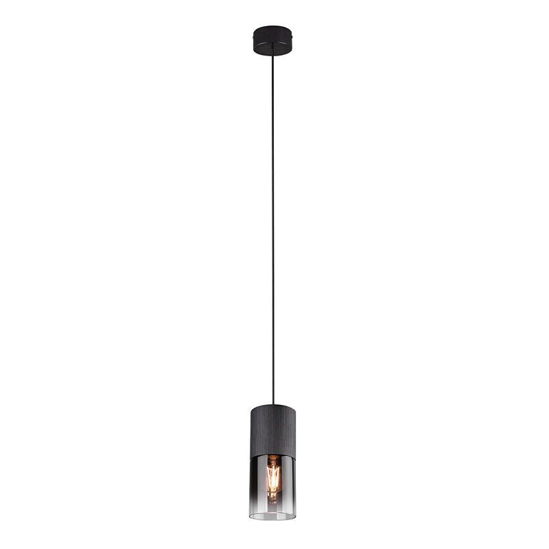 Zwarte hanglamp Amadi, metaal, modern Zwarte hanglamp Amadi, metaal, modern