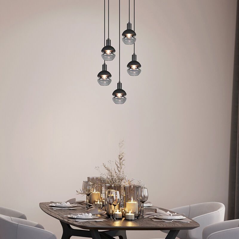 Zwarte hanglamp modern, Selinay