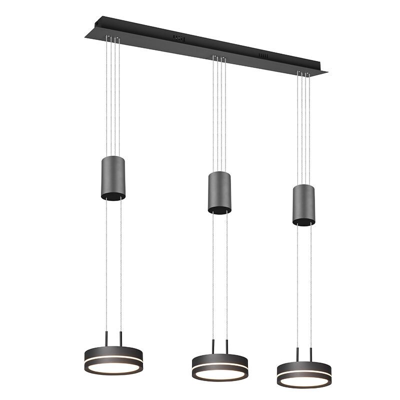 Antraciete hanglamp modern, Marjon, 9W, 3000K LED Antraciete hanglamp modern, Marjon, 9W, 3000K LED