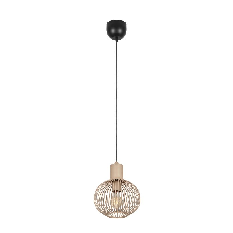 Beige hanglamp industrieel, Gjalt Beige hanglamp industrieel, Gjalt